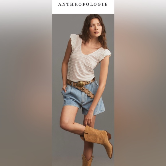 Anthropologie Tops - NWT Anthropologie Pom Pom Bubble-Sleeve Tank Size Large NWT